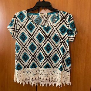 [Women's] Cropped Stylish Short-Sleeved Shirt